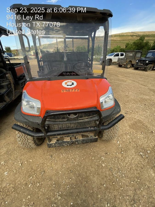 2022 Kubota RTV-X1140W-H Plastic Canopy, Windshield Acrylic Clear, LED Strobe Light, Wire Harness Kit, Back up Alarm