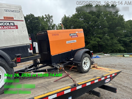2021 Lincoln Electric Vantage 322 Vantage 322 Ready Pak 3 w/ Decals, ORANGE (includes trailer, cable rack, fender light kit) NO Telematics