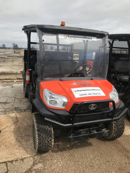 2021 Kubota RTV-X1140W-H Plastic Canopy, Windshield Acrylic Clear, LED Strobe Light, Wire Harness Kit, Back up Alarm