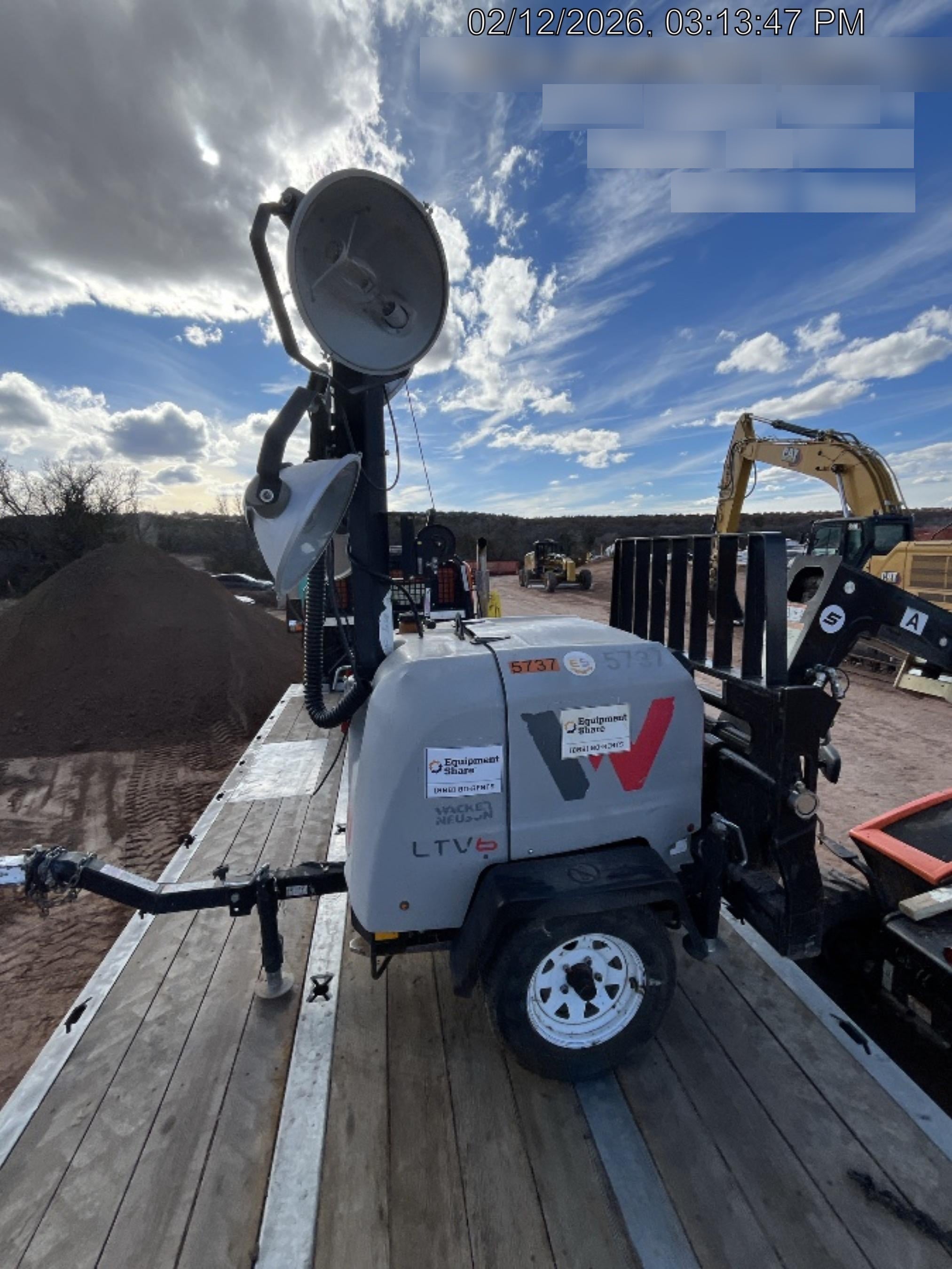 2017 Wacker Neuson LTV6L-MH Wacker Neuson Light Tower
