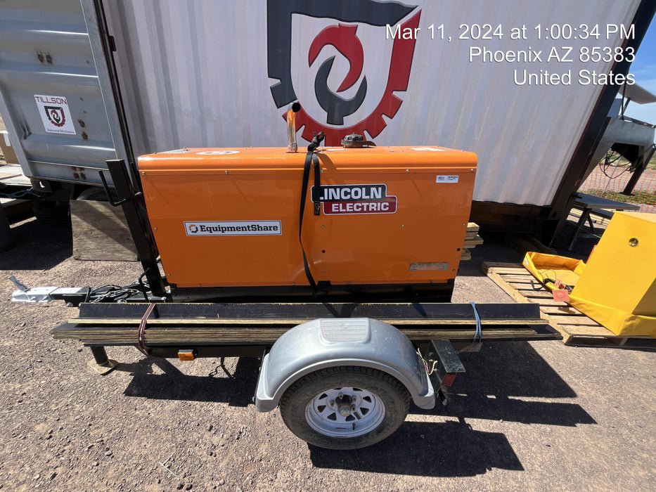 2022 Lincoln Electric LE400 Kubota V1505, Trlr, Cable Rack, Light Kit, ES Decals, T3
