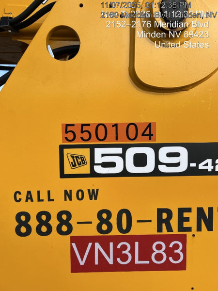 2025 JCB 509-42