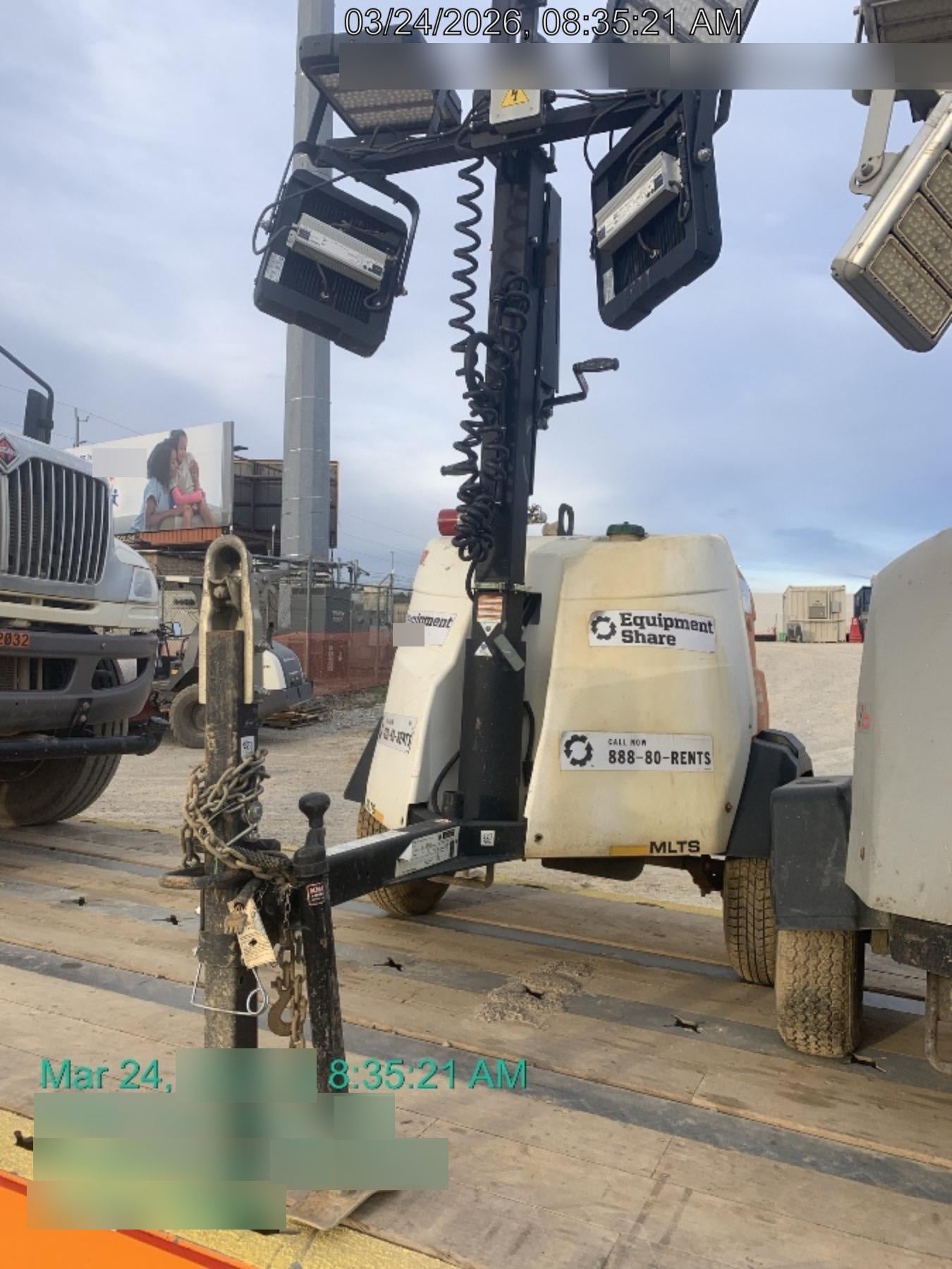 2023 Generac MLT2 Diesel, Flex Switch 120V Input, Powerzone Controller, 
(4) 320W LED Lights, 4kW Generator, 39.9 Gal Fuel Tank, 2" Ball, T3