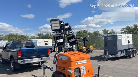 2023 Generac MLT2 Diesel, Flex Switch 120V Input, Powerzone Controller, 
(4) 320W LED Lights, 4kW Generator, 39.9 Gal Fuel Tank, 2" Ball, T3