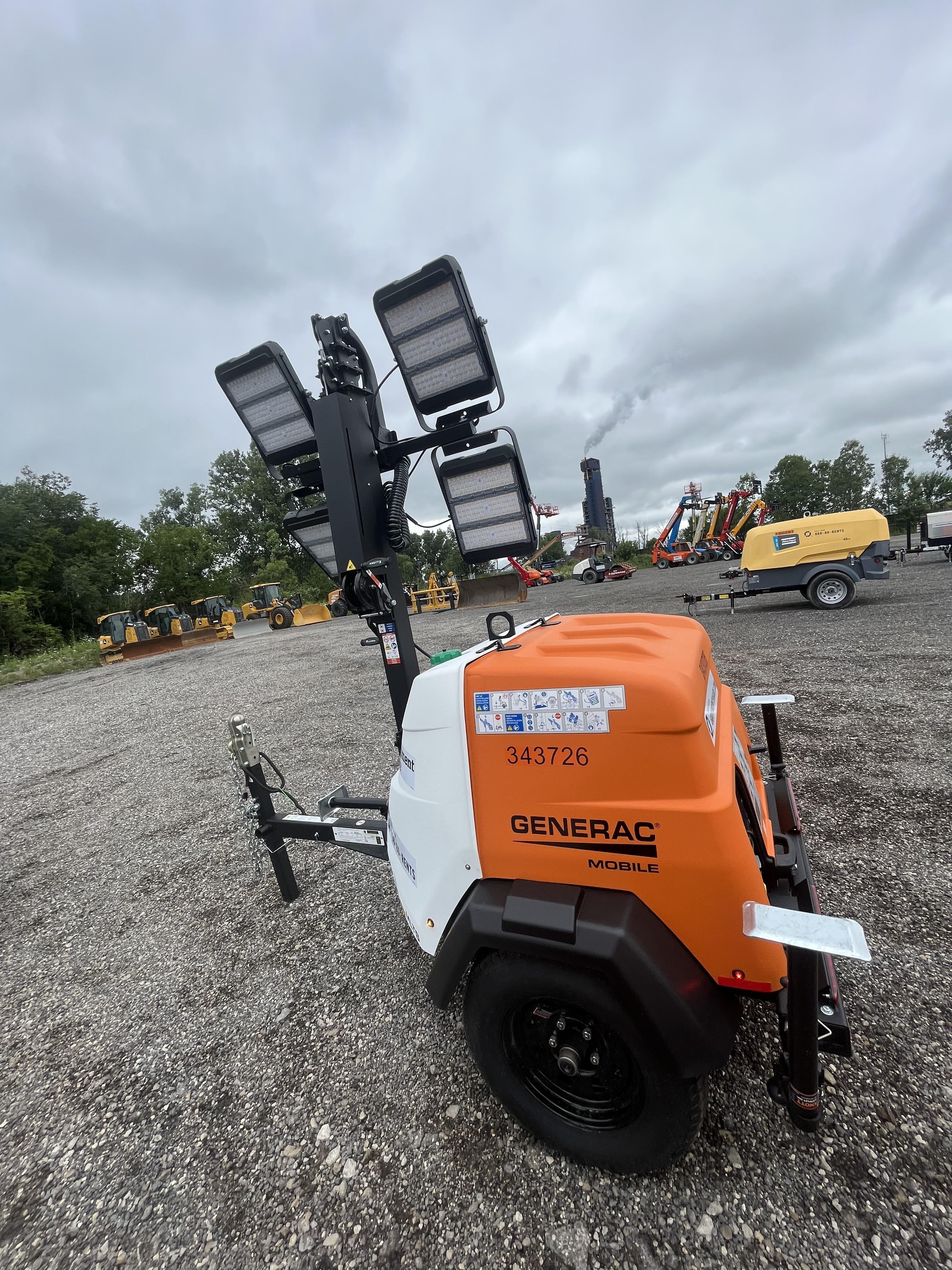 2023 Generac MLT2 Diesel, Flex Switch 120V Input, Powerzone Controller, (4) 320W LED Lights, 4kW Generator, 39.9 Gal Fuel Tank, 2" Ball, T3