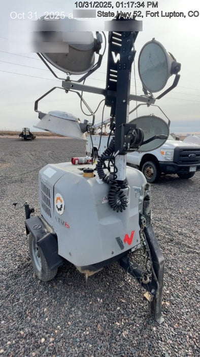 2019 Wacker Neuson LTV6L-MH Wacker Neuson LTV6L Mobile Light Tower w/Fuel Level Sensor Installed