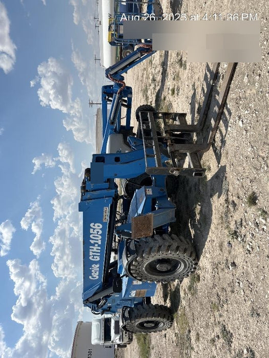 2018 Genie GTH-1056 Genie GTH-1056 w/ROPS, Work Lights, Solid Tires, RH Cab Mesh, Beacon, 60" Carriage and Forks