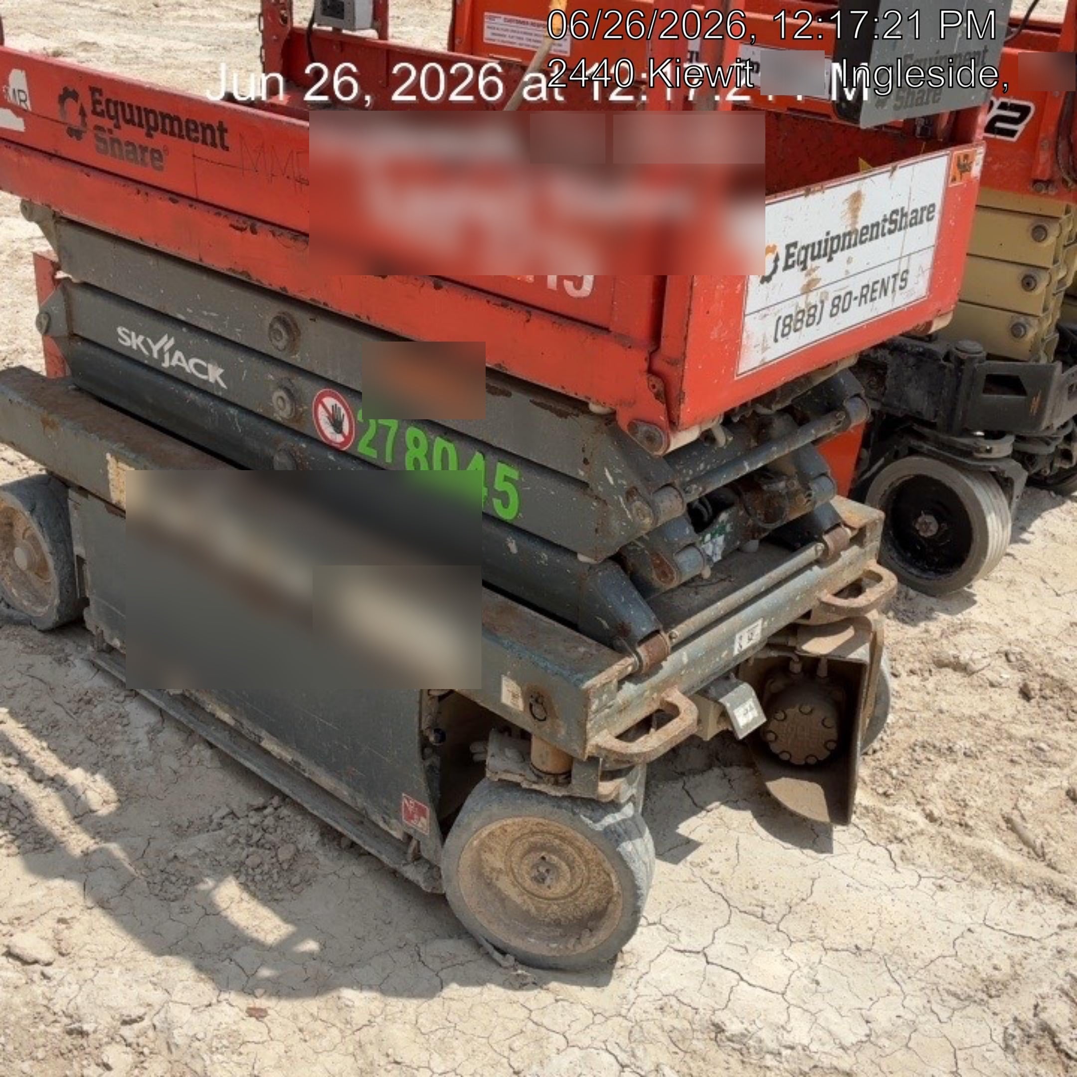 2019 Skyjack SJIII-3219 Standard Options