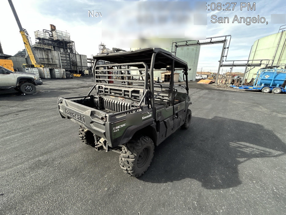 2019 Kawasaki Mule PRO-DXT Standard Options, Backup Alarm, Beacon, Plastic Hard Top, Poly Windshield, Horn Kit