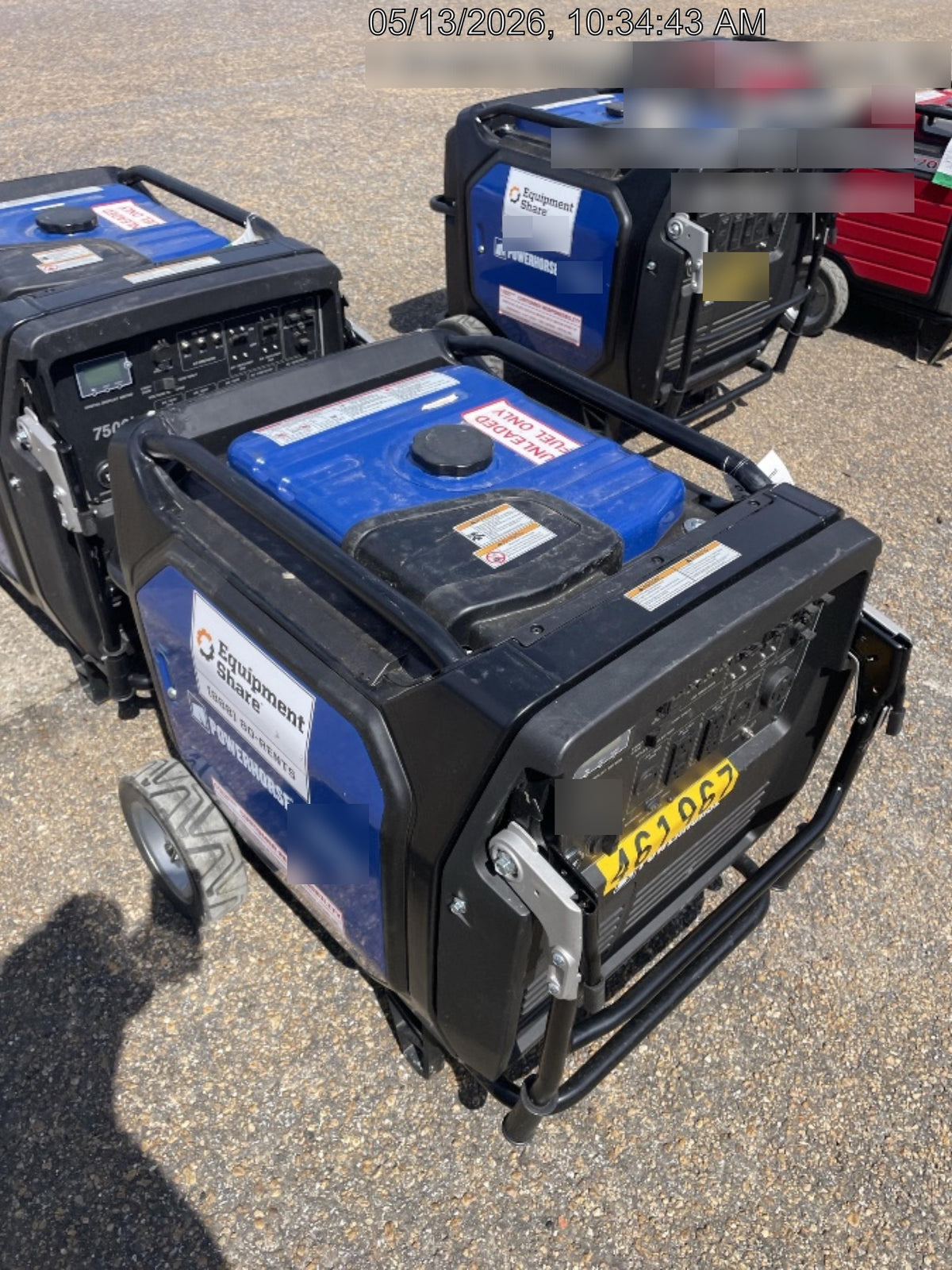 2024 Powerhouse POWERHOUSE7500I Powerhorse Inverter Generator, 7,500 Surge Watts, 6,500 Rated Watts, Electric Start, Gasoline, 6.6 Gal Capacity, Part # 74006