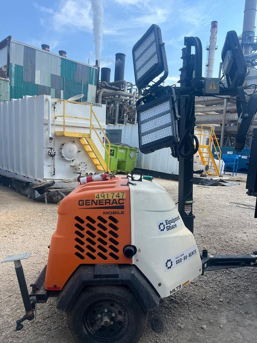 2025 Generac MLTS-4 Diesel, Mitsubishi L2E, 7.1 hp @1800 rpm, Flex Switch 120V Input, Powerzone Controller, (4) 320W LED Lights, 4kW Generator, 39.9 Gal Fuel Tank, 2" Ball, ES Decals