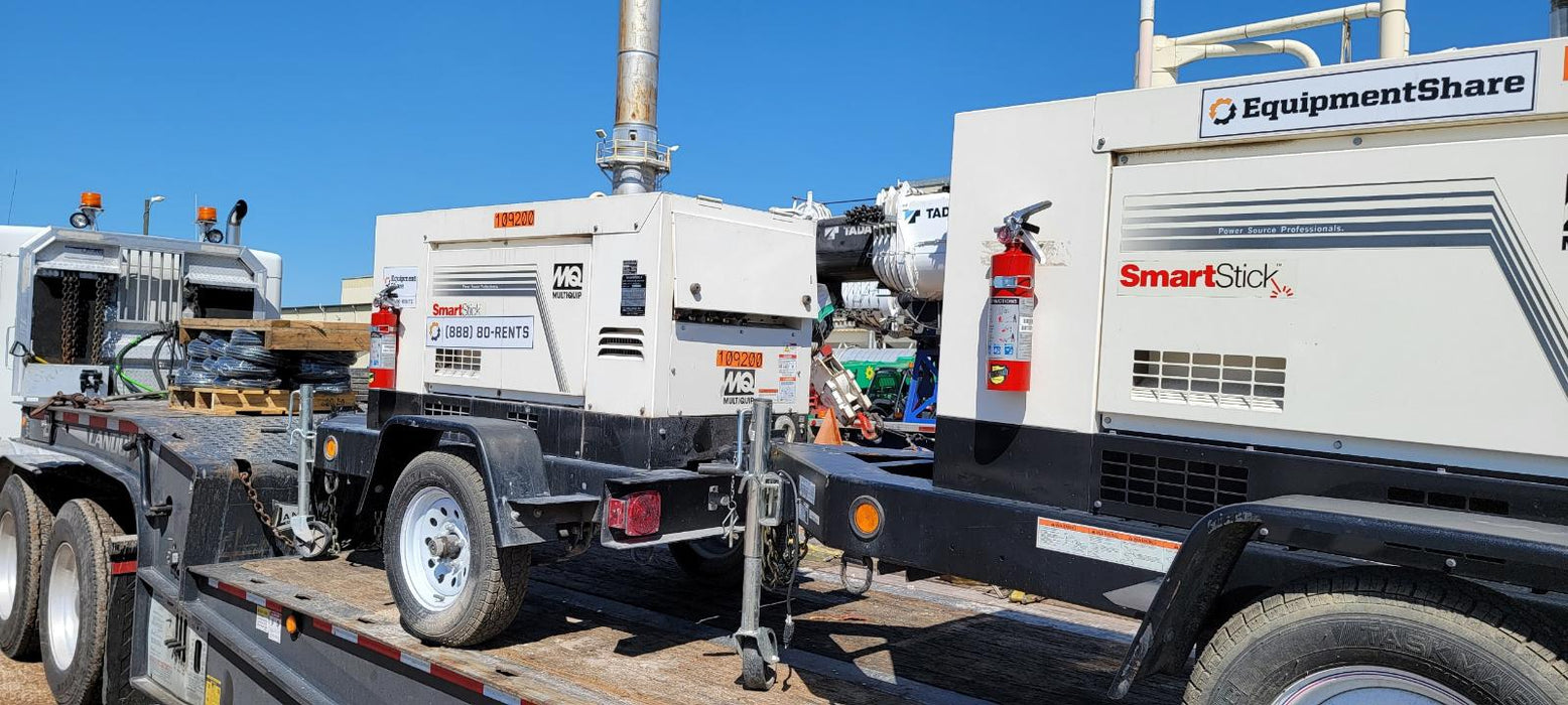 2020 Multiquip DLW400ESA4 400 amp Welder, 14kW, 120/240V, T4F Kubota, Trailer