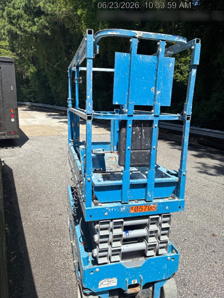 2020 Genie GS-1930 Solid Non Marking Tires, Beacon, Folding rails with half height swing gate