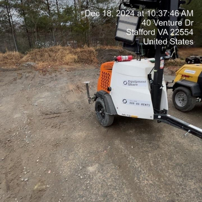 2023 Generac MLT2 Diesel, Flex Switch 120V Input, Powerzone Controller, (4) 320W LED Lights, 4kW Generator, 39.9 Gal Fuel Tank, 2" Ball, T3