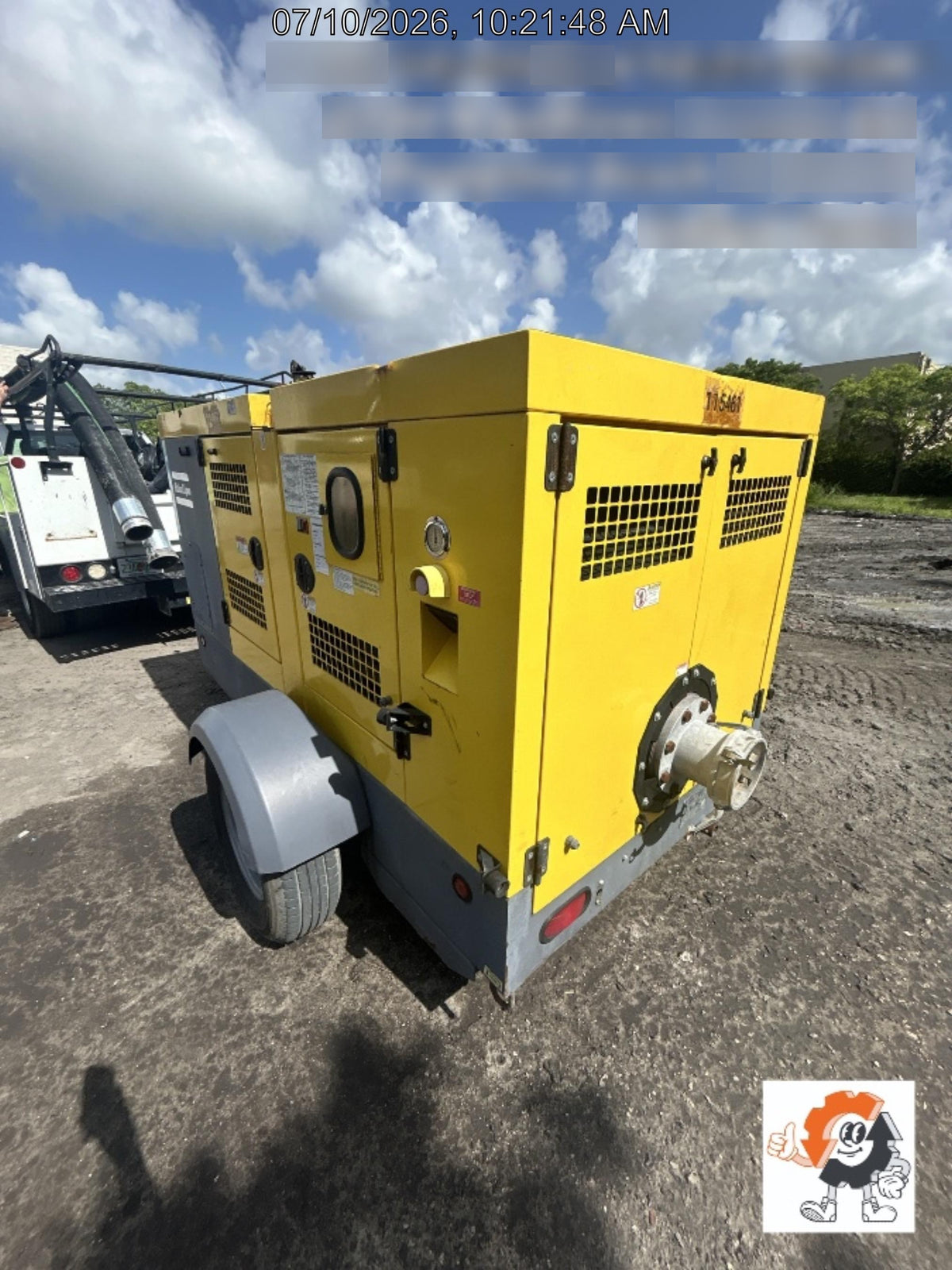 2020 ATLAS COPCO PAS 150 HF CS Enclosed
