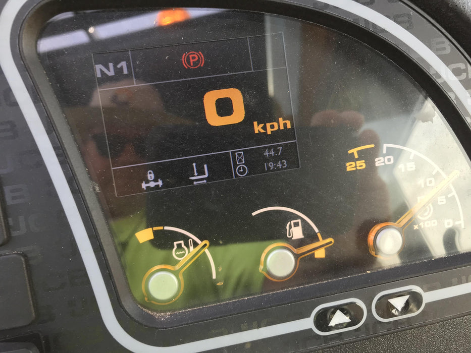 2019 JCB 510-56 Canopy, 74 HP, Solid Tires, STD Worklight, Beacon, Aux Hydraulics, Lifting Eye, Back up Alarm w/66" Carriage/60" Forks