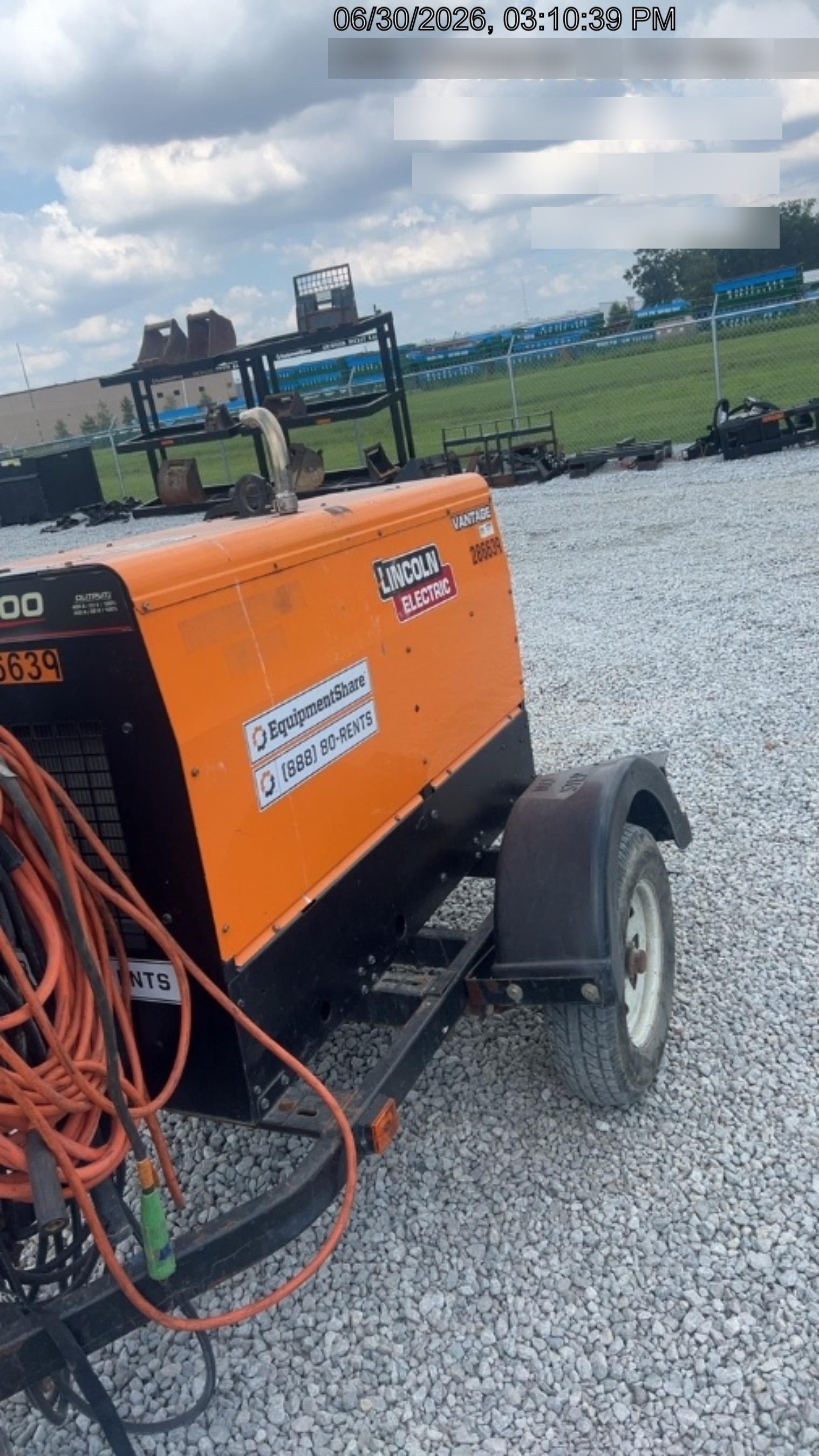 2022 Lincoln Electric LE400 Kubota V1505, Trlr, Cable Rack, Light Kit, ES Decals, T3