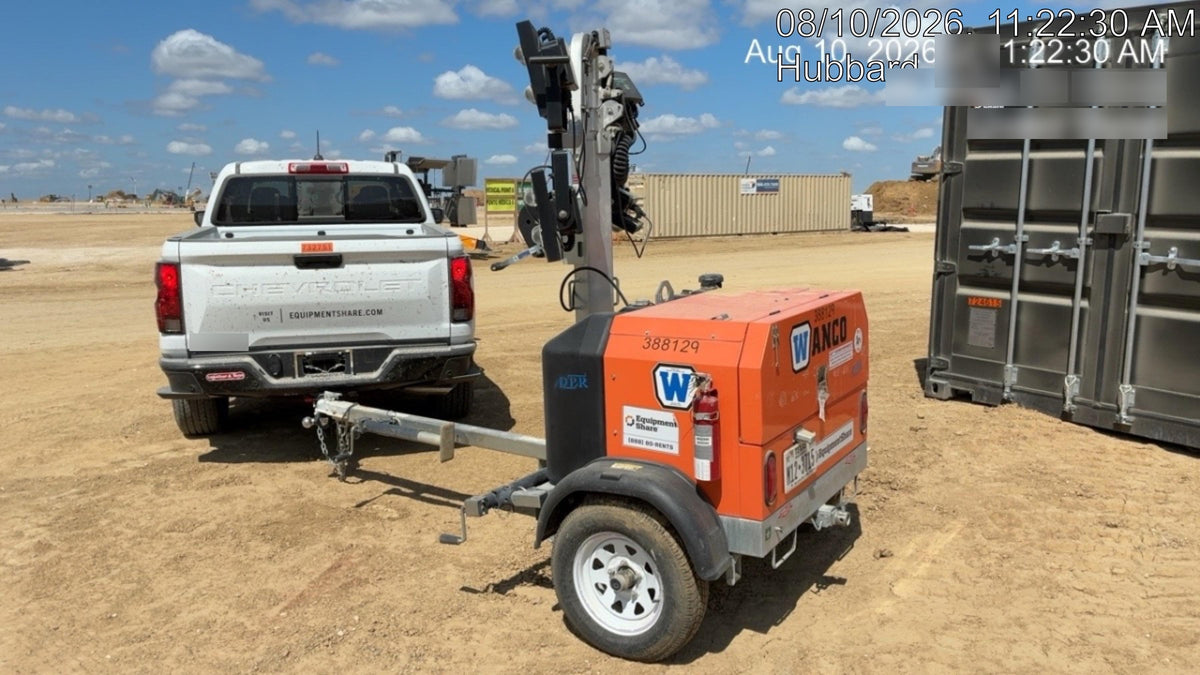 2024 Wanco WLTT-4MM4K Diesel, Deep Sea Controller, Shore Power Plug, Auto Start, (4) 350W LED Floodlights, 4kW Generator, 60 Gal Fuel Tank, 2" Ball, T3