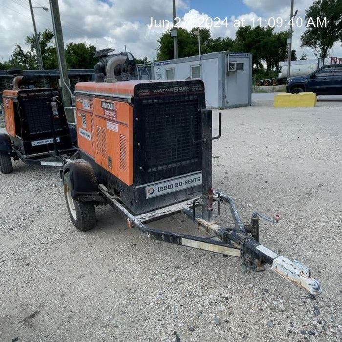 2021 Lincoln Electric Vantage 549X Ready Pak 3, ORANGE (includes trailer, cable rack, fender light kit)