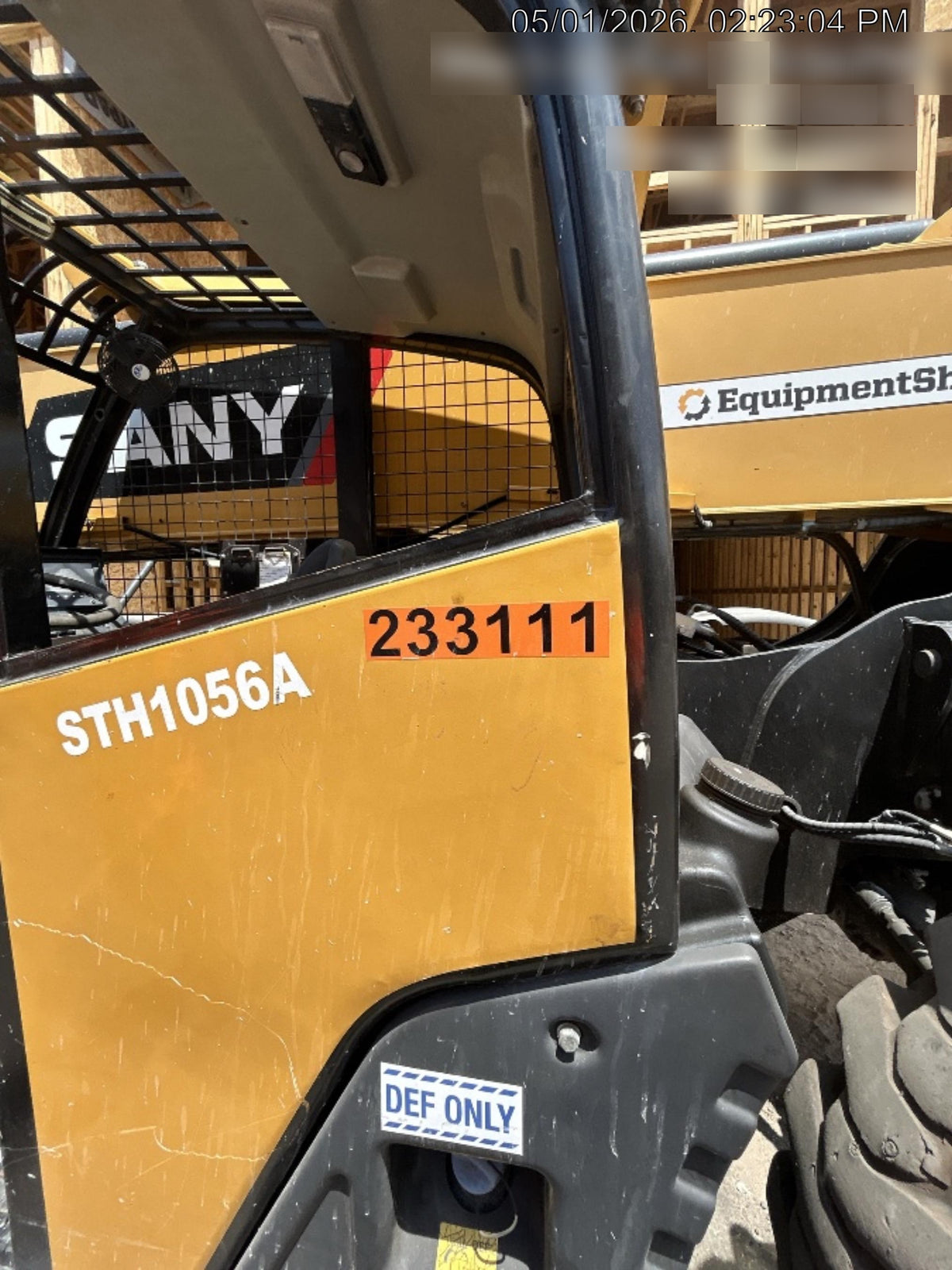 2022 SANY STH1056