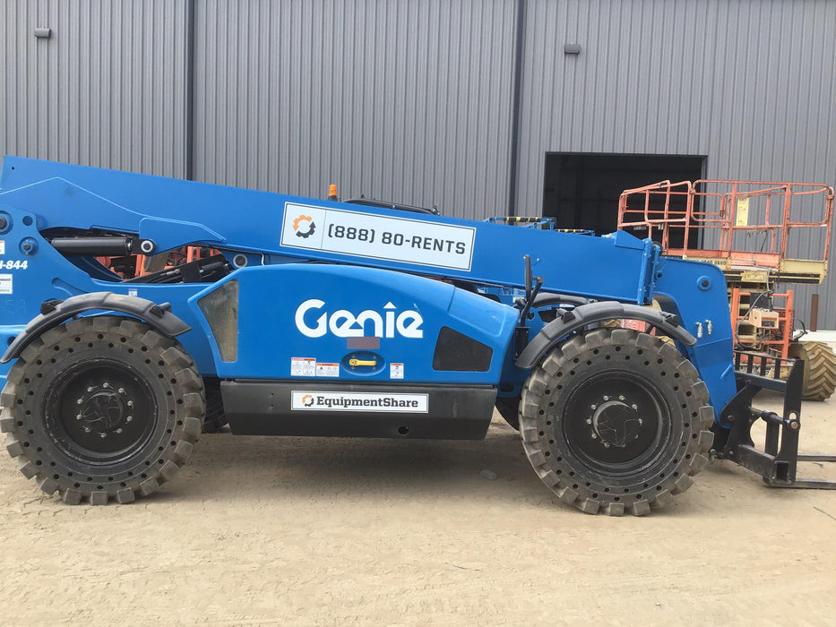 2020 Genie GTH-844 Cab/Heat/Air, Solid Tires, Work Lights, Beacon, Aux Hydraulics, Back up Alarm, Lifting Eye