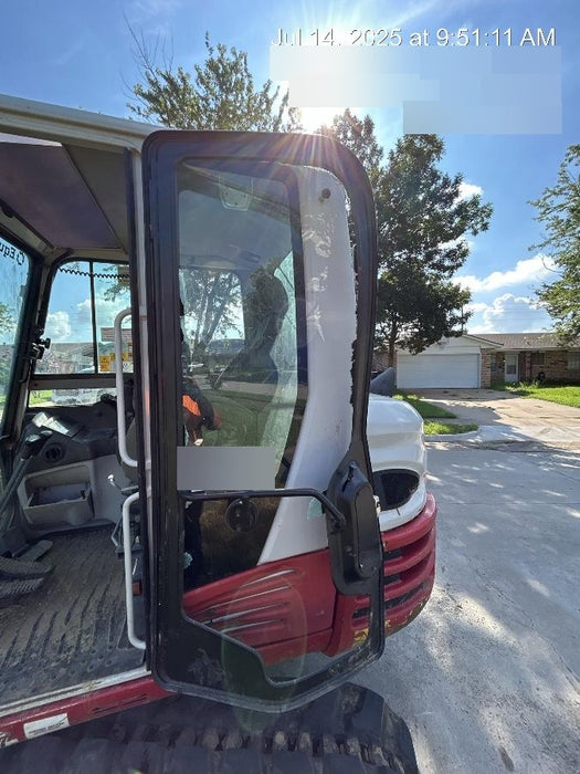 2019 Takeuchi TB290 Cab/Heat/AC Rubber tracks, Dozer blade, Travel alarm, Auxiliary hydraulics w/Manual QC, Hydraulic thumb, 18", 24", and 36" Buckets