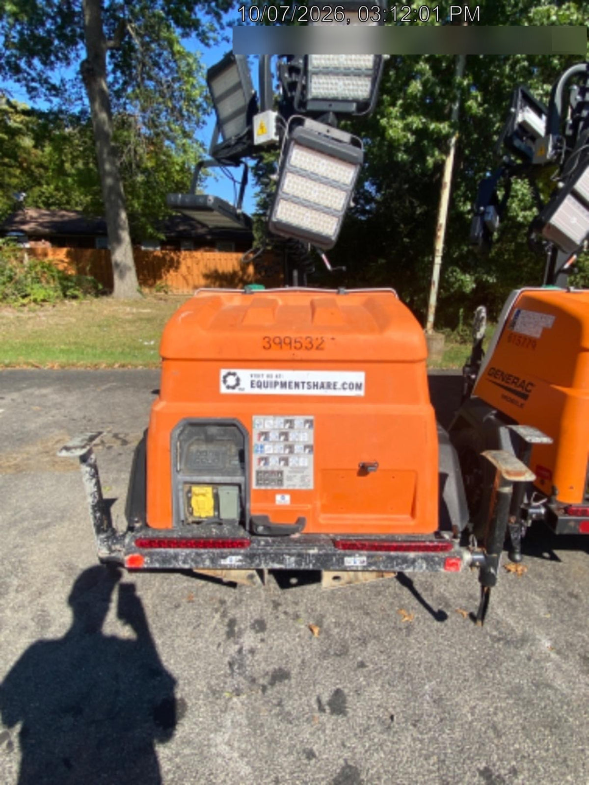 2024 Generac MLT2 Diesel, Flex Switch 120V Input, Powerzone Controller, 
(4) 320W LED Lights, 4kW Generator, 39.9 Gal Fuel Tank, 2" Ball, T3