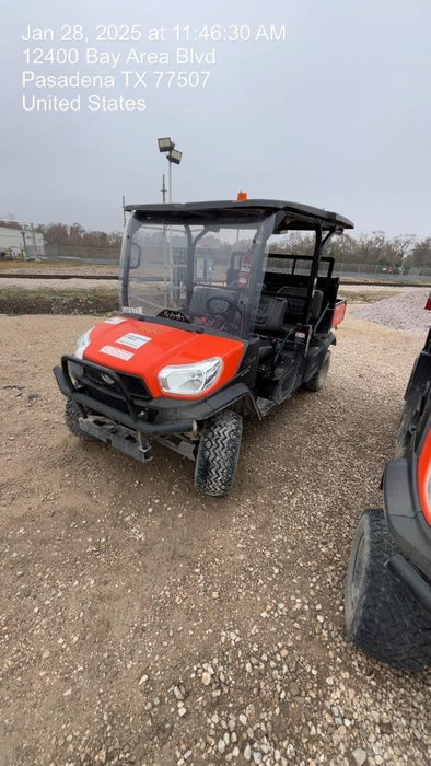 2022 Kubota RTV-X1140W-H Plastic Canopy, Windshield Acrylic Clear, LED Strobe Light, Wire Harness Kit, Back up Alarm