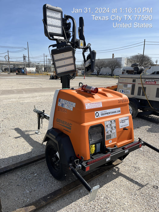 2023 Generac MLT2 Diesel, Flex Switch 120V Input, Powerzone Controller, 
(4) 320W LED Lights, 4kW Generator, 39.9 Gal Fuel Tank, 2" Ball, T3