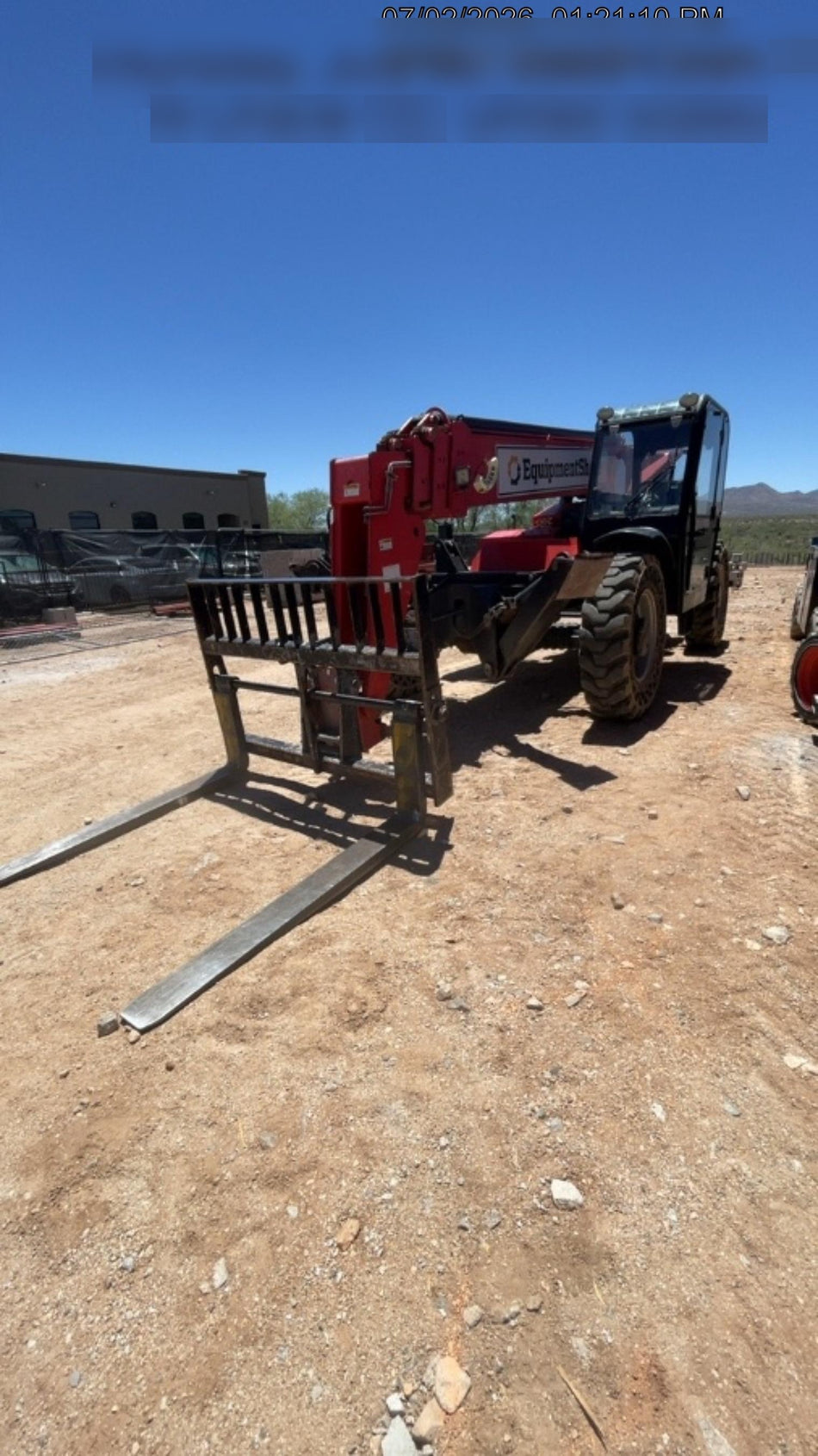 2019 Manitou MTA10055 Cab/Heat/Air, 120 HP, Sol