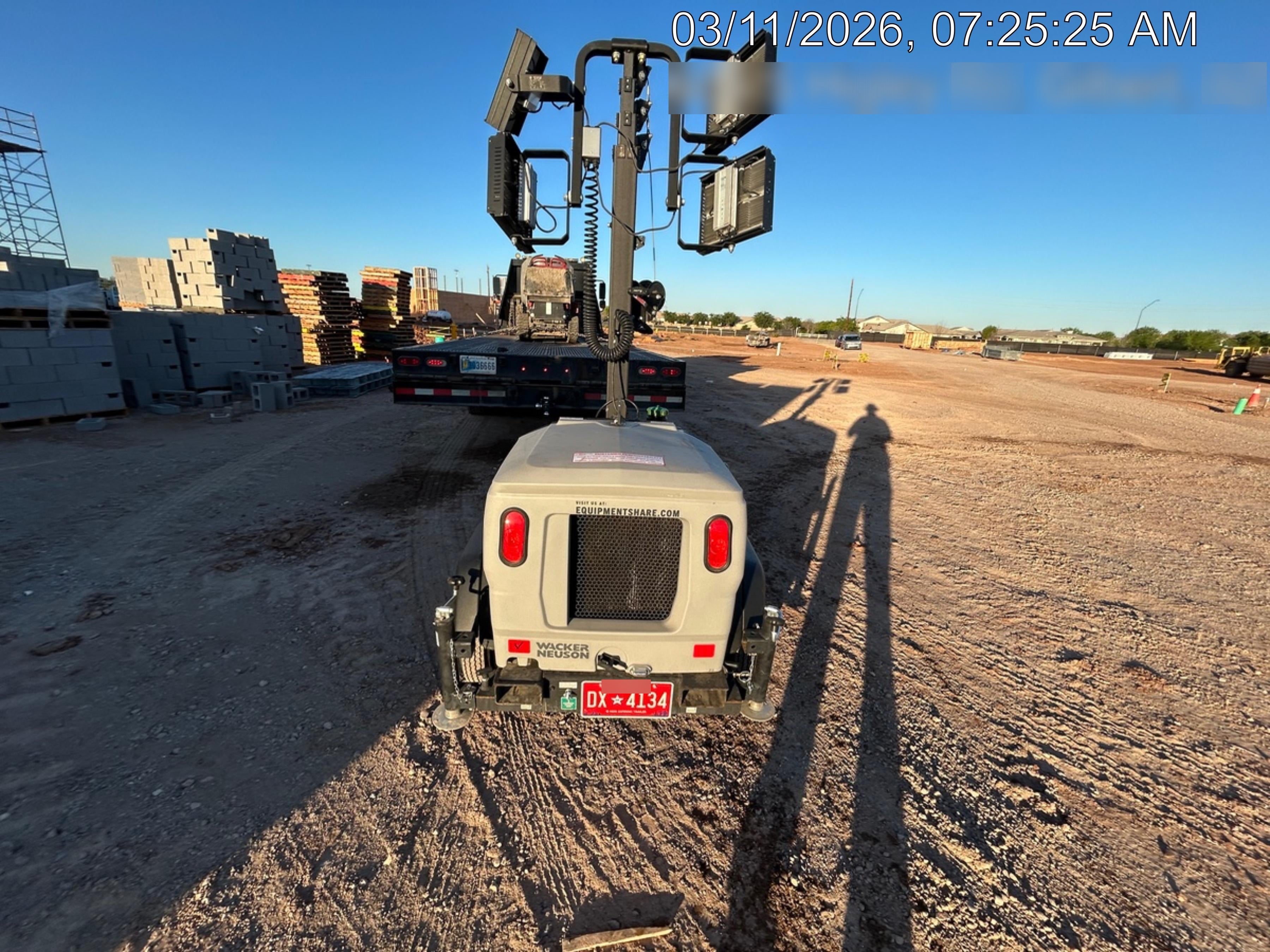 2024 Wacker Neuson LTT4 Diesel, Kohler KDW702, Deep Sea Controller, Auto Start, LED 320W, Bypass Outlet, T3
