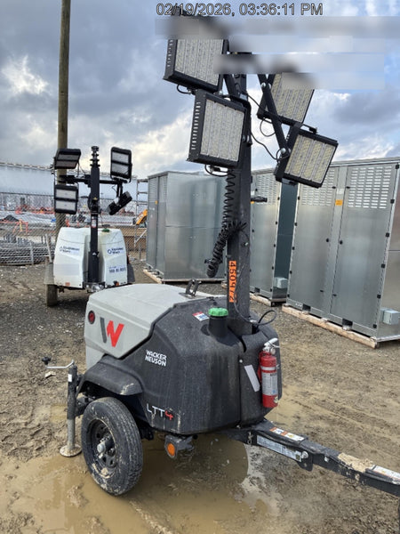 2024 Wacker Neuson LTT4 Diesel, Kohler KDW702, Deep Sea Controller, Auto Start, LED 320W, Bypass Outlet, T3