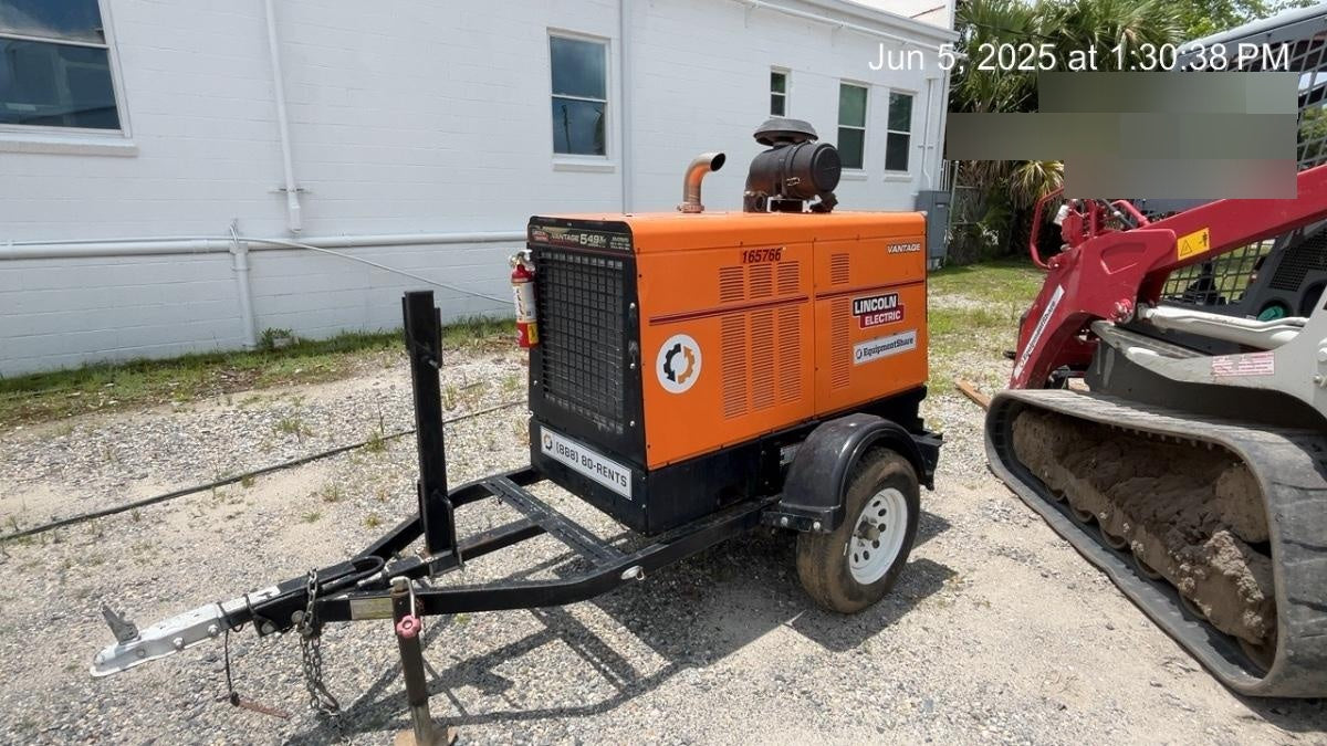 2021 Lincoln Electric Vantage 549X Ready Pak 3, ORANGE (includes trailer, cable rack, fender light kit)