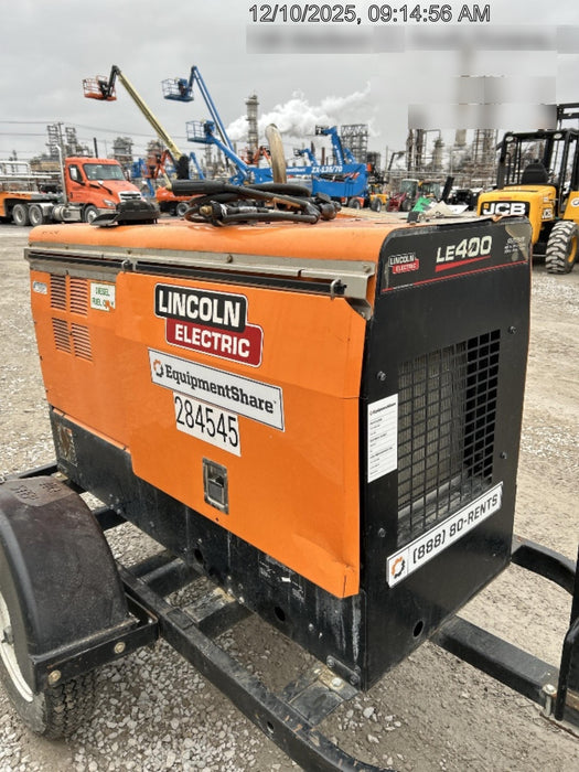 2022 Lincoln Electric LE400 Kubota V1505, Trlr, Cable Rack, Light Kit, ES Decals, T3