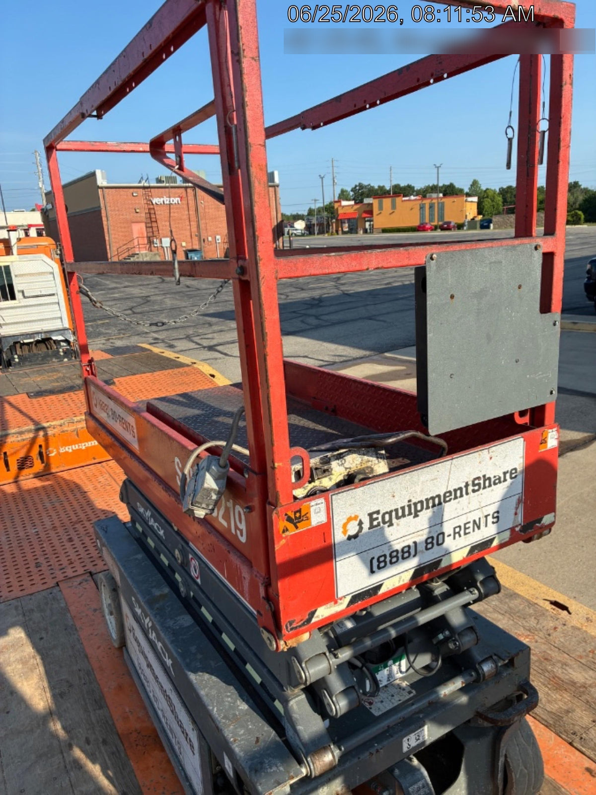 2019 Skyjack SJIII-3219 Standard Options, Trojan Batteries