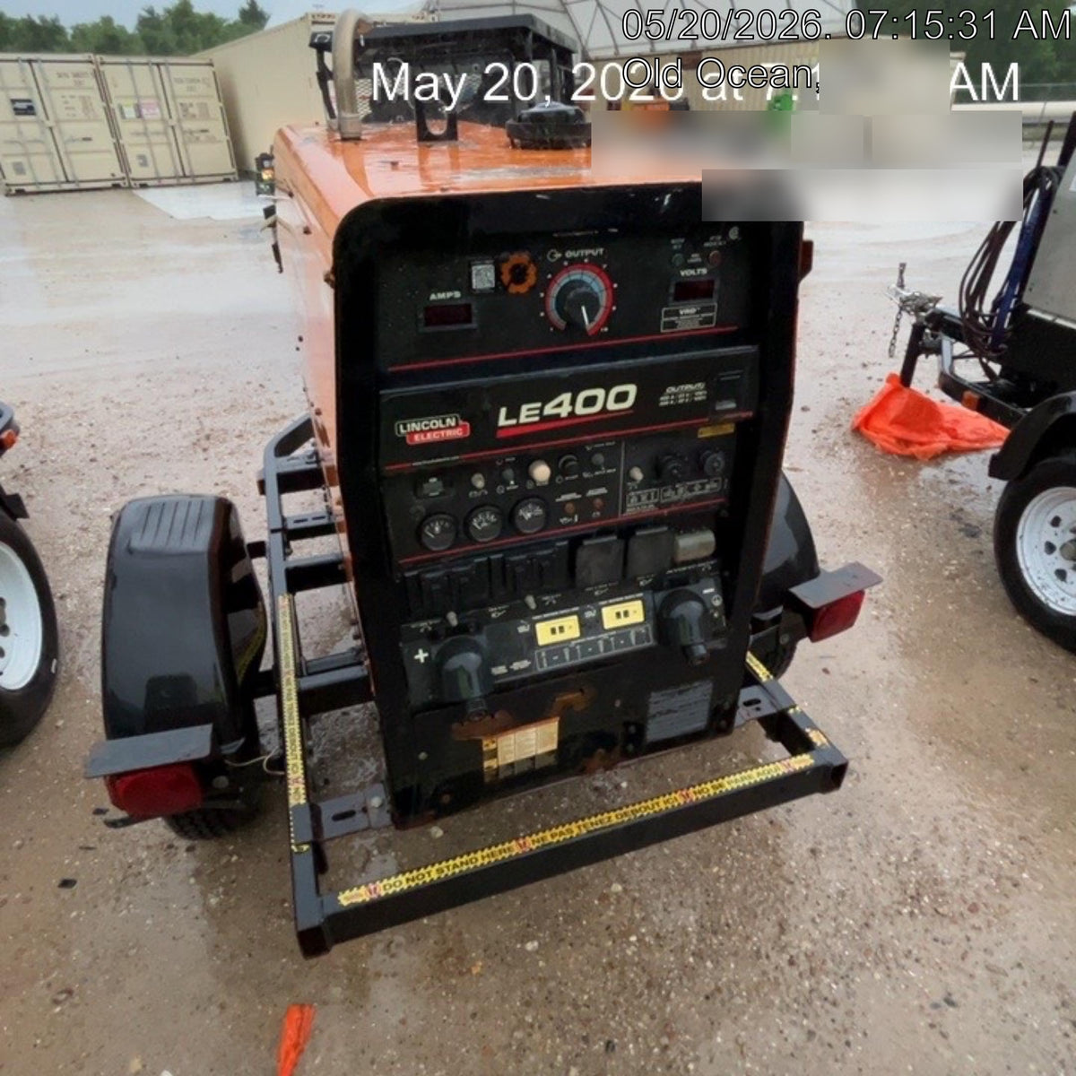 2022 Lincoln Electric LE400 Kubota V1505, Trlr, Cable Rack, Light Kit, ES Decals, T3