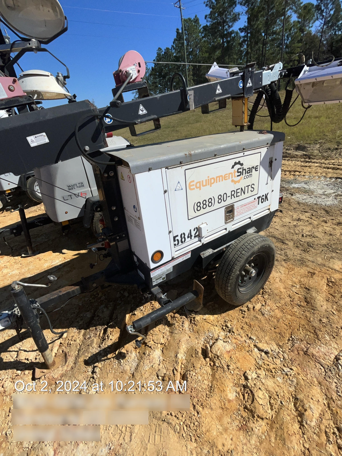 2017 Multiquip LT6K` MultiQuip LT6KV Towable Light Tower