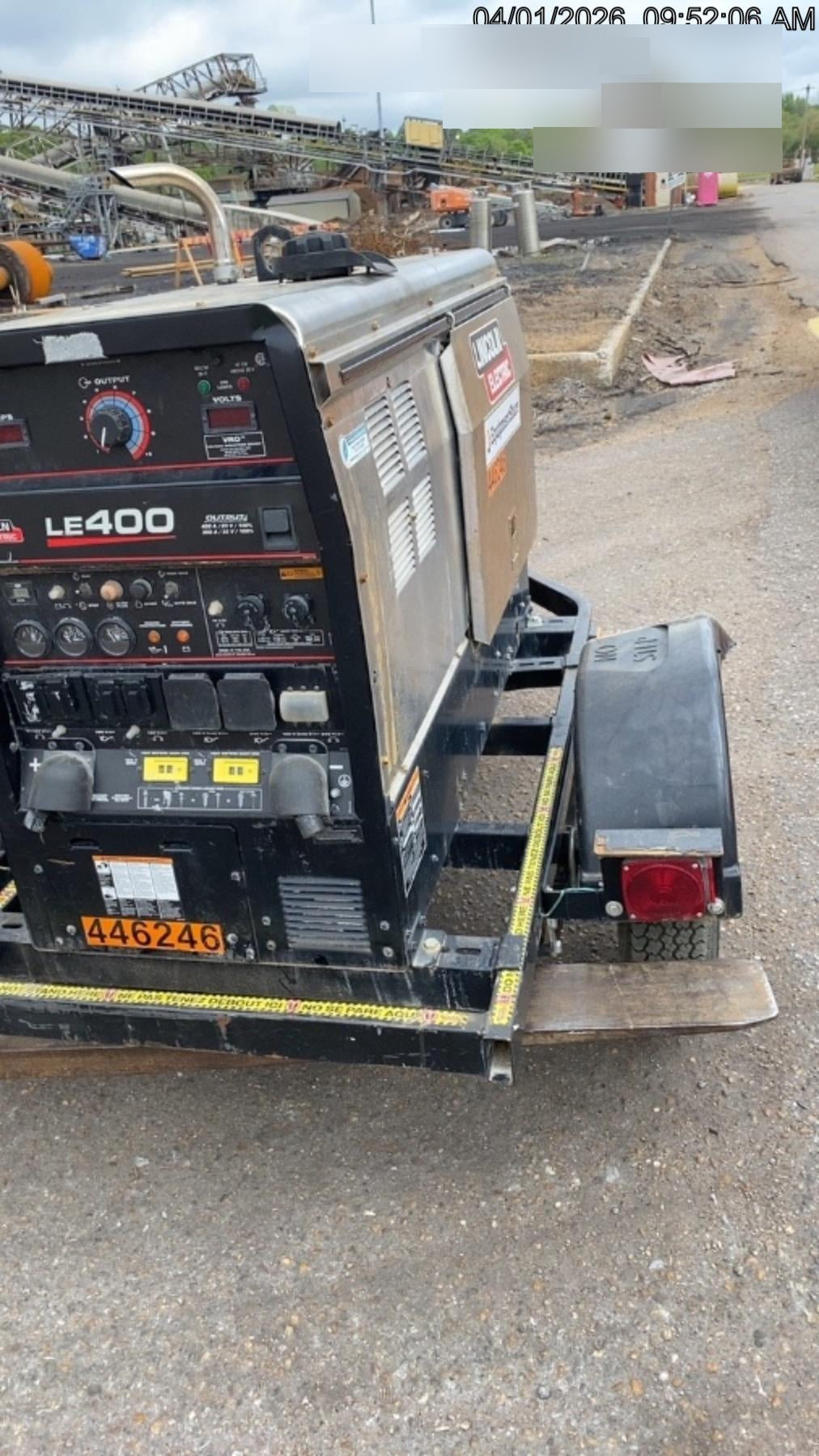 2024 Lincoln Electric LE400 Kubota V1505, Trlr, Cable Rack, Light Kit, ES Decals, T3