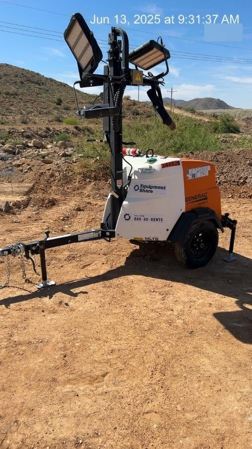 2023 Generac MLT2 Diesel, Flex Switch 120V Input, Powerzone Controller, (4) 320W LED Lights, 4kW Generator, 39.9 Gal Fuel Tank, 2" Ball, T3