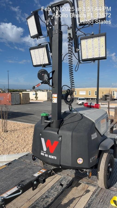 2024 Wacker Neuson LTT4 Diesel, Kohler KDW702, Deep Sea Controller, Auto Start, LED 320W, Bypass Outlet, T3