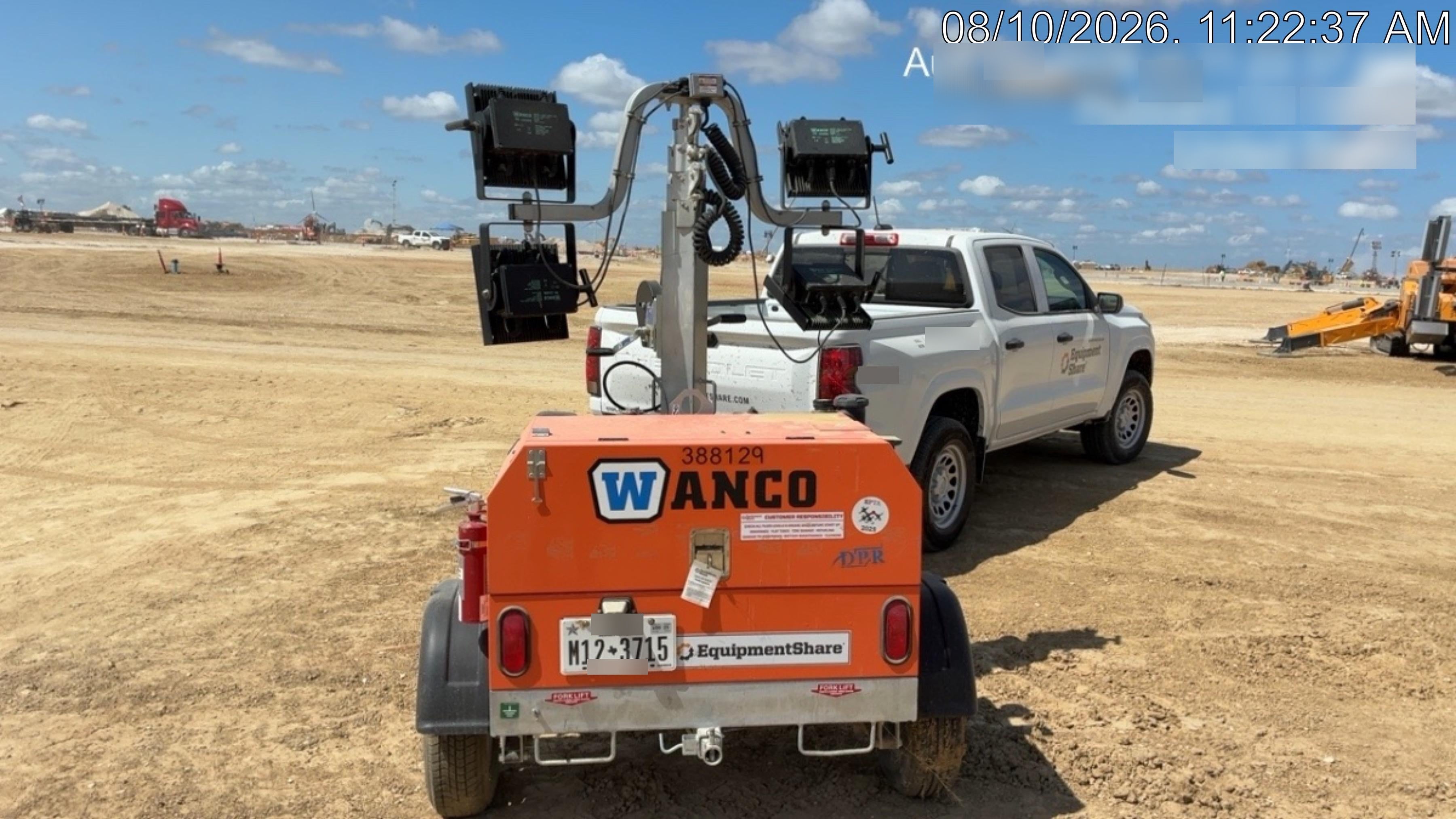 2024 Wanco WLTT-4MM4K Diesel, Deep Sea Controller, Shore Power Plug, Auto Start, (4) 350W LED Floodlights, 4kW Generator, 60 Gal Fuel Tank, 2" Ball, T3