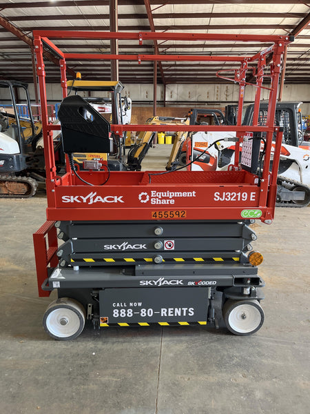 2024 Skyjack SJ3219 Electric Drive, Sld NM Tires, DBcns, RFRails, Power to Platform, T3 + Access Control