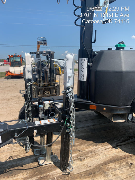 2022 Allmand NLV3GR (4) LED Light Fixture 350W, 23' Vertical Mast, 3kW Prime, Towable, Deep Sea L401, Leveling Jacks, Yanmar T4F 5.8hp