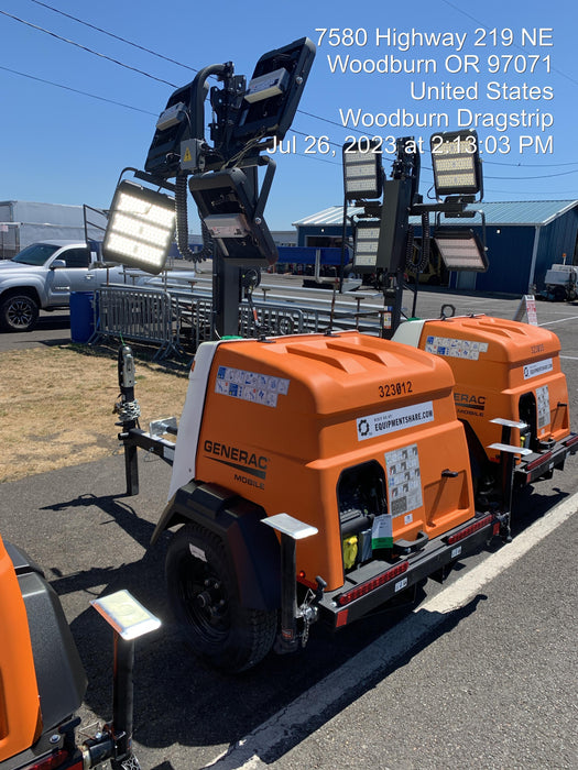 2023 Generac MLT2 Diesel, Flex Switch 120V Input, Powerzone Controller, (4) 320W LED Lights, 4kW Generator, 39.9 Gal Fuel Tank, 2" Ball, T3