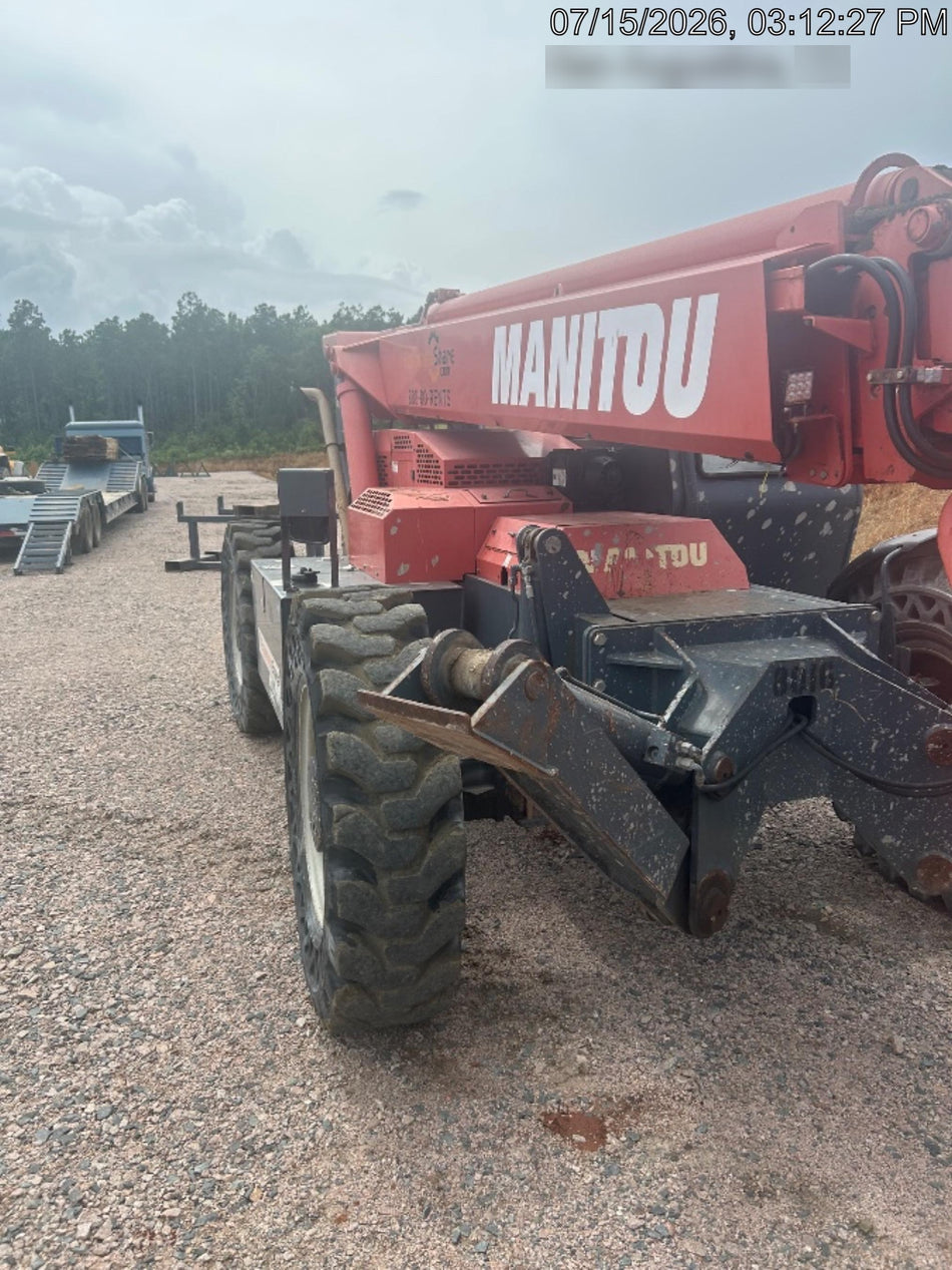 2018 Manitou MTA10055 Manitou MTA 10055 w/Cab/Heat/AC, Work Lights/Strobe, Aux Hyd, Solid Tires, Lift Hook, 66" Carriage, 60" Forks