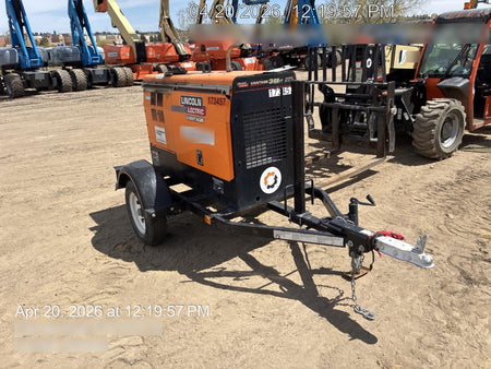 2021 Lincoln Electric Vantage 322 Vantage 322 Ready Pak 3 w/ Decals, ORANGE (includes trailer, cable rack, fender light kit) NO Telematics