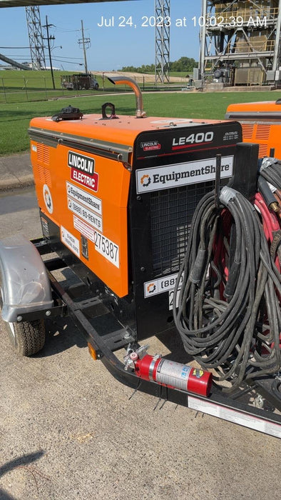 2022 Lincoln Electric LE400 Kubota V1505, Trlr, Cable Rack, Light Kit, ES Decals, T3