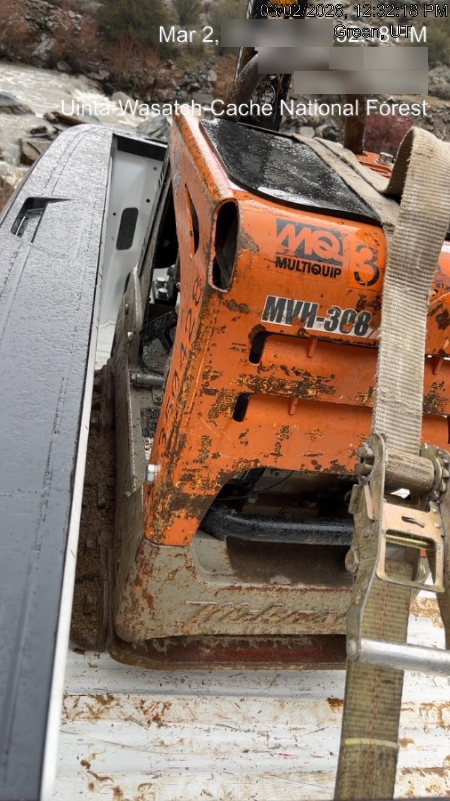 2023 Multiquip MV308GH Honda GX270, 18" Plate, Tachometer