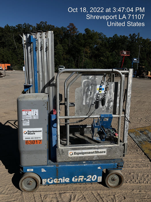 2020 GENIE GR-20