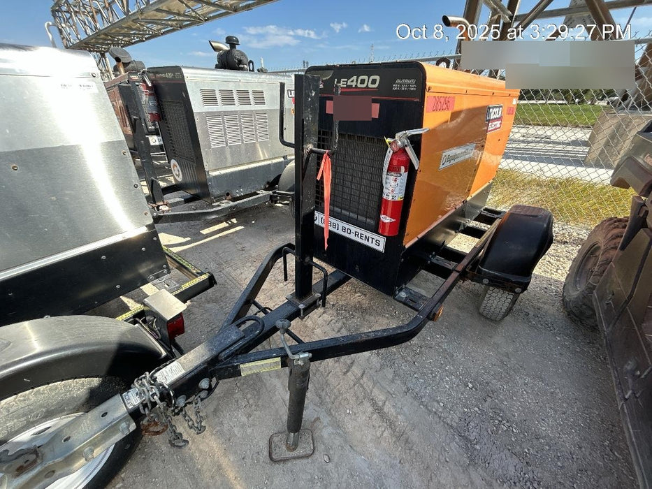 2022 Lincoln Electric LE400 Kubota V1505, Trlr, Cable Rack, Light Kit, ES Decals, T3